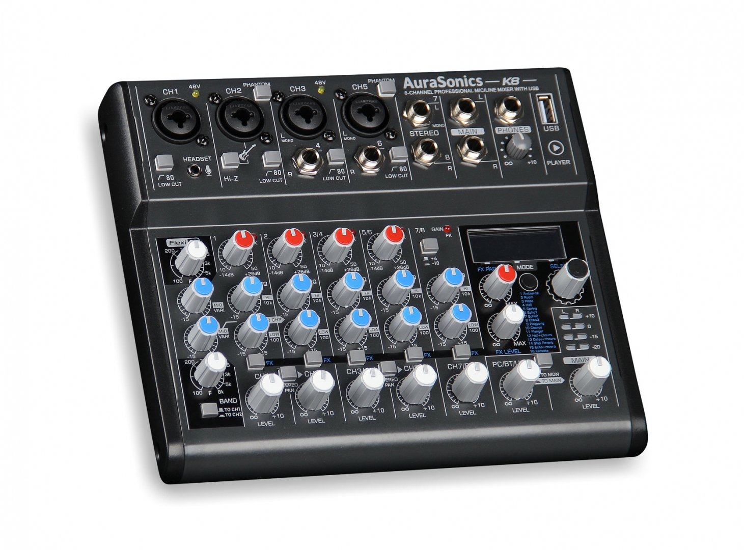 AuraSonics K8 компактный микшерный пульт в Нижневартовске
