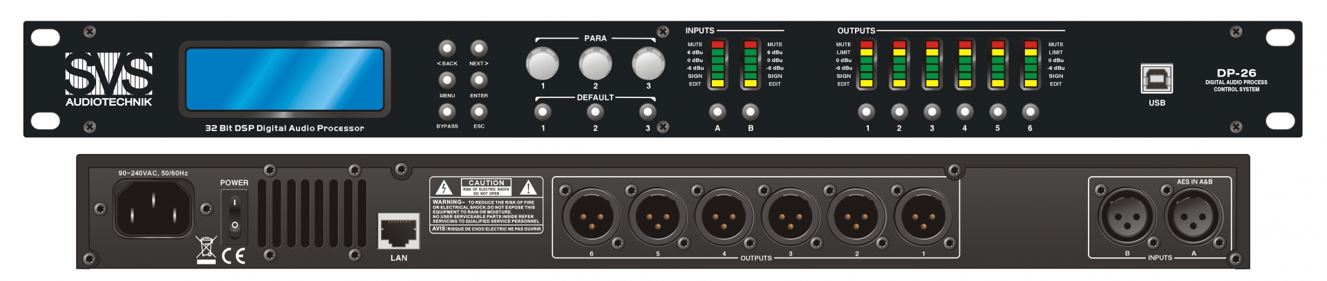 SVS Audiotechnik DP-26 Цифровой процессор: 2 входа 6 выходов в Нижневартовске