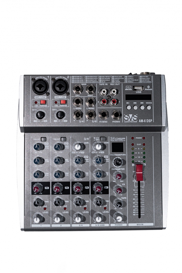 SVS Audiotechnik mixers AM-6 DSP Микшерный пульт аналоговый, 6-канальный SVS Audiotechnik mixers в Нижневартовске