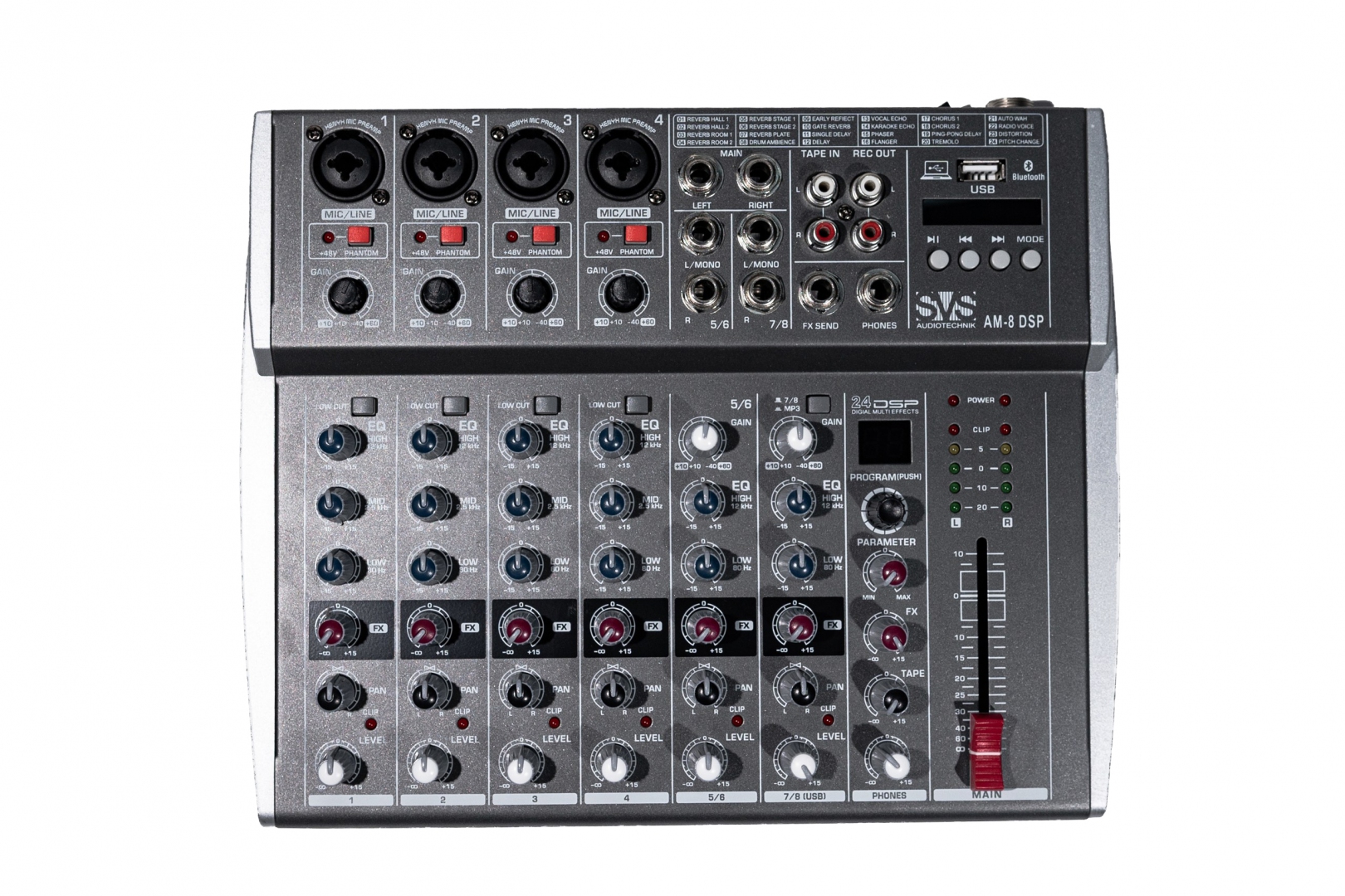 SVS Audiotechnik mixers AM-8 DSP Микшерный пульт аналоговый, 8-канальный в Нижневартовске